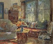 Colin Campbell Cooper Cottage Interior USA oil painting reproduction